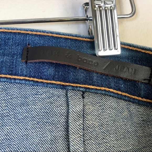 Rag & Bone Jodhpur Lambskin Legging Blue Jeans 29 - Picture 6 of 15